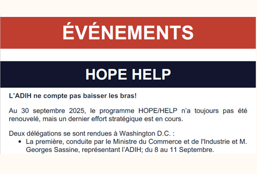 BULLETIN DE L’ADIH – JUILLET SEPTEMBRE 2025